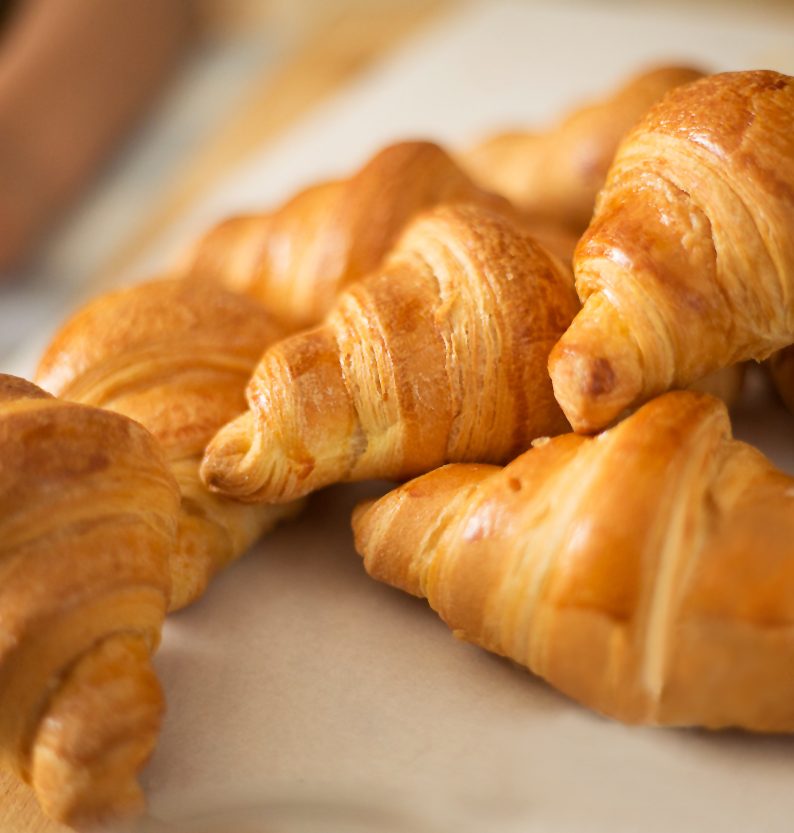 Croissants με τυρί κρέμα και γαλοπούλα Χρυσή Ζύμη