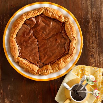Τάρτα brownie Χρυσή Ζύμη