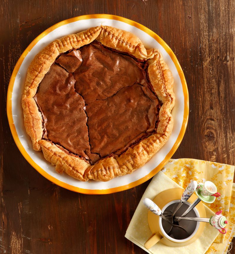 Τάρτα brownie Χρυσή Ζύμη
