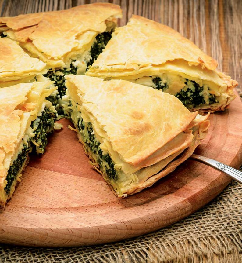 Σεφουκλόπιτα (πίτα με σέσκουλα) με χωριάτικο φύλλο