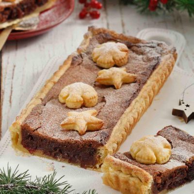 Χριστουγεννιάτικο brownie Χρυσή Ζύμη