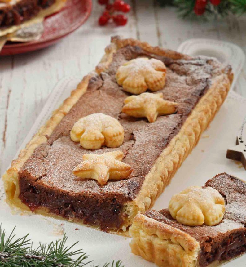 Χριστουγεννιάτικο brownie Χρυσή Ζύμη