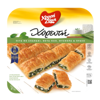Χορευτή Πίτα με σπανάκι, φέτα ΠΟΠ, μυζήθρα και πράσο